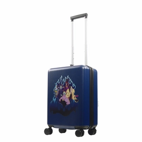 Easy Portability Kids Camp Disney Villain Ful 22.5"Navy Blue Carry-On Luggage