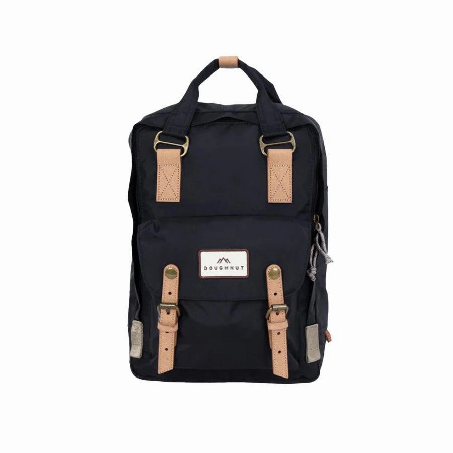 DOUGHNUT Macaroon Backpack Jungle II - Black Stylish Functionality