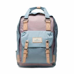 DOUGHNUT Macaroon Backpack-Lilac X Light Blue work commute