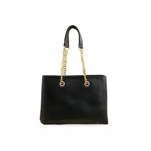 Travel Function Black Casual Shoulder Bag For Ladies P56256