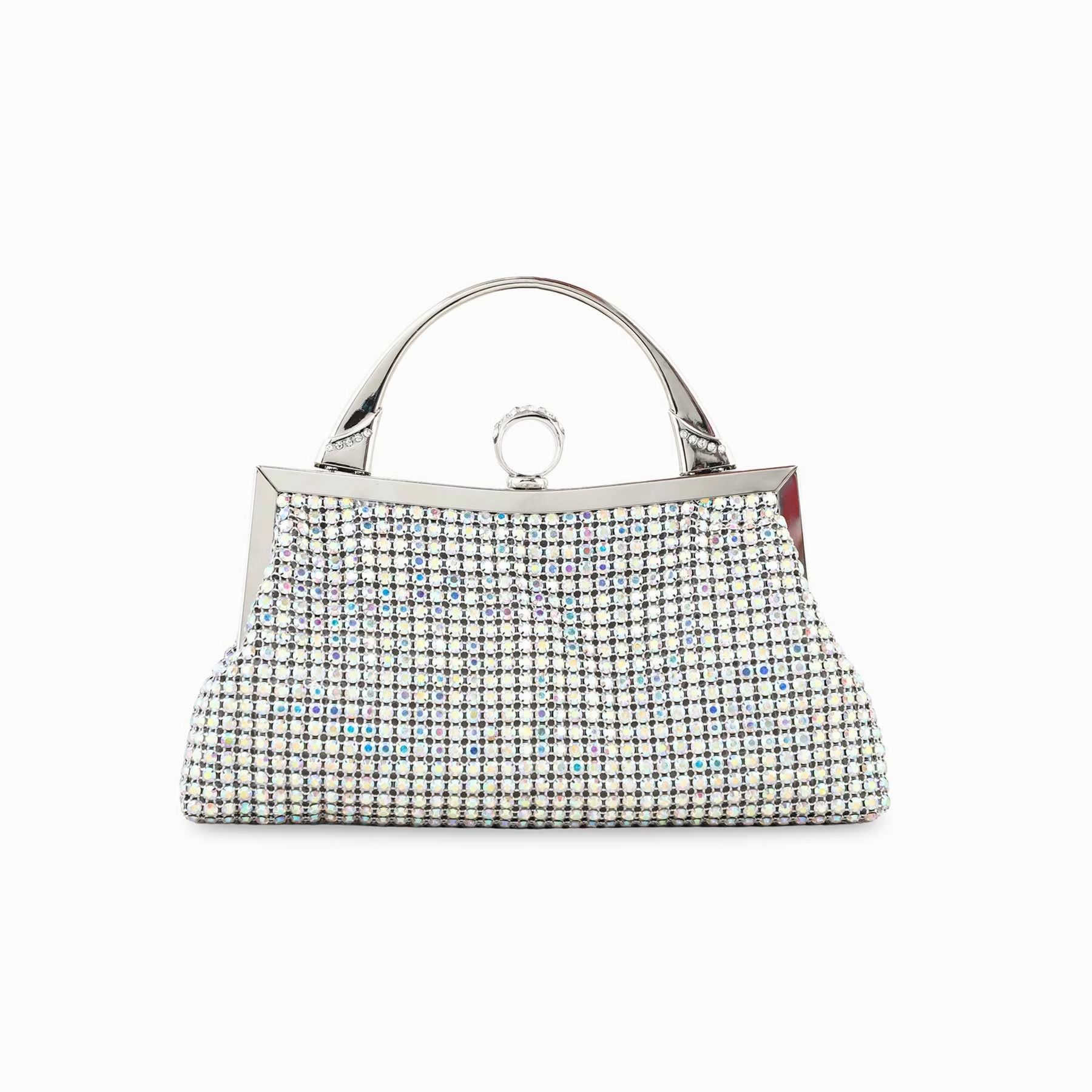 Lightweight Comfort AB Silver Bridal Clutch P24309