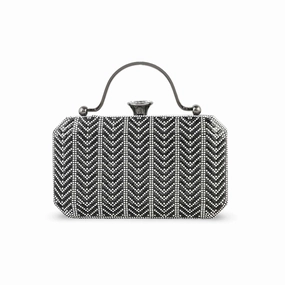 Travel Accessory Black Bridal Clutch p24258