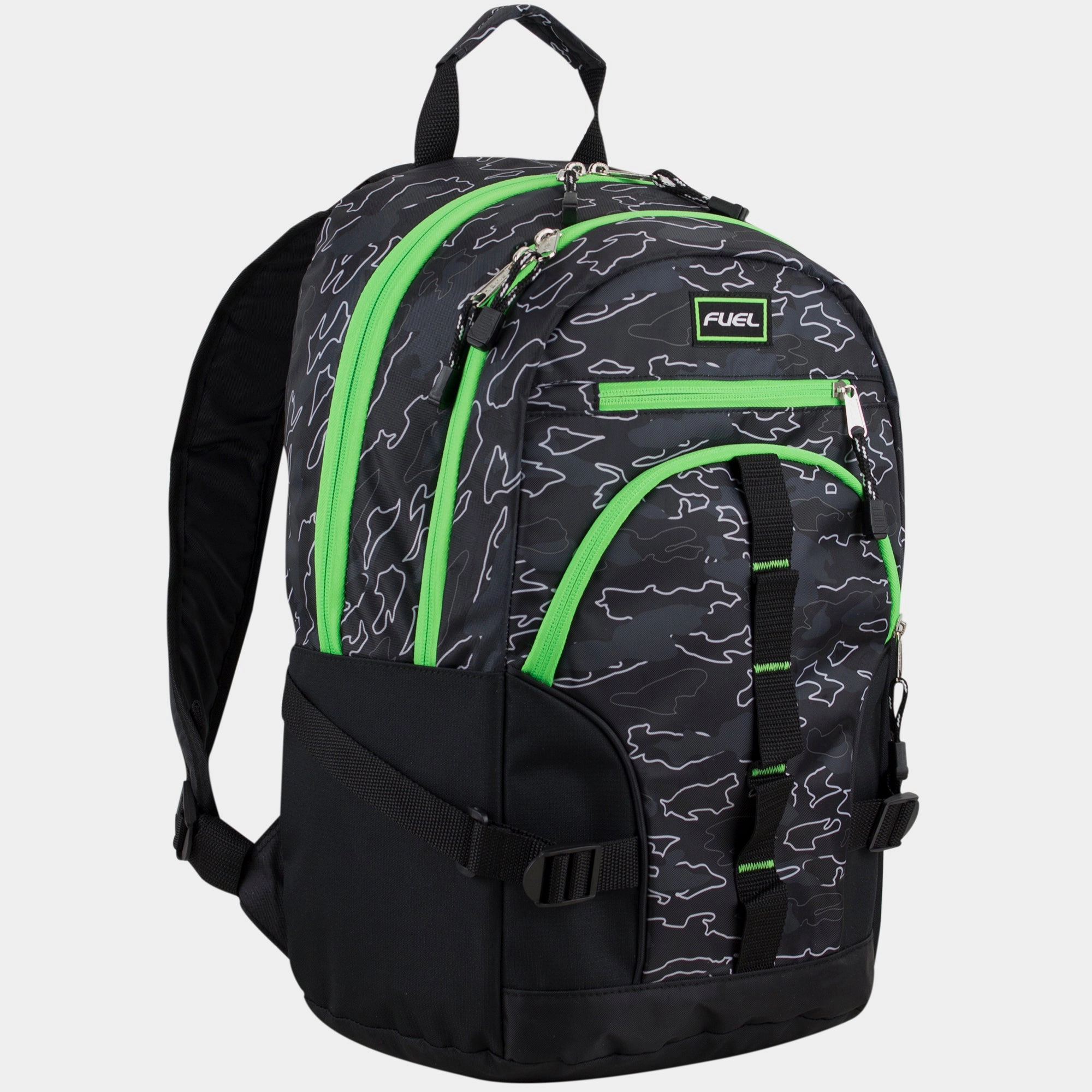 Dynamo Multipocket Active Backpack with Front Webbing Molle Loops Versatile Feature Travel Companion Bag