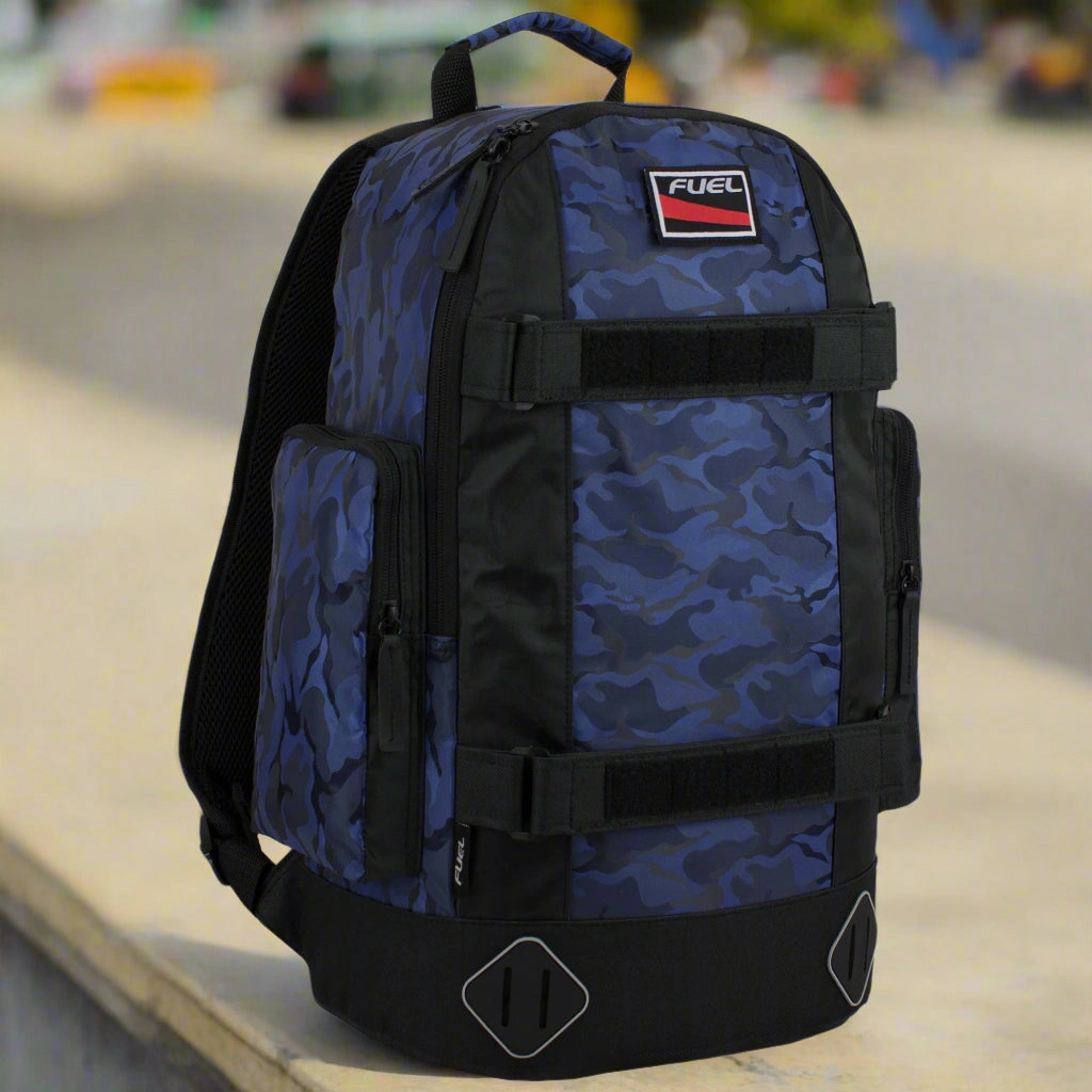 Fuel Pro Skater Backpack With Adjustable Dual Straps Adventure Gear Bag