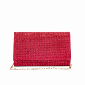 Classic Appeal Red Fancy Clutch P24327