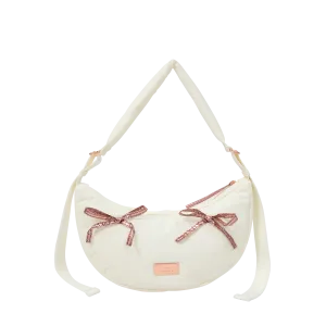 Eclair Ribbon Softies Series Crossbody Bag Easy to adjust the strap for the perfect length