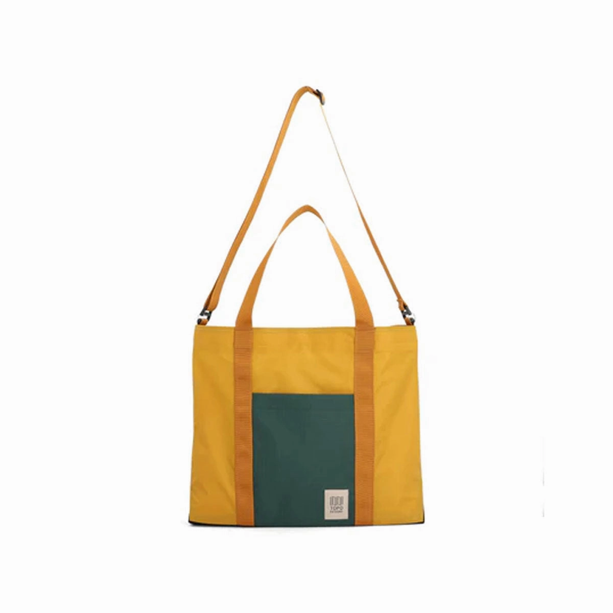 Travel Accessory Topo Designs : Mountain Essential Tote : Mustard/Forest