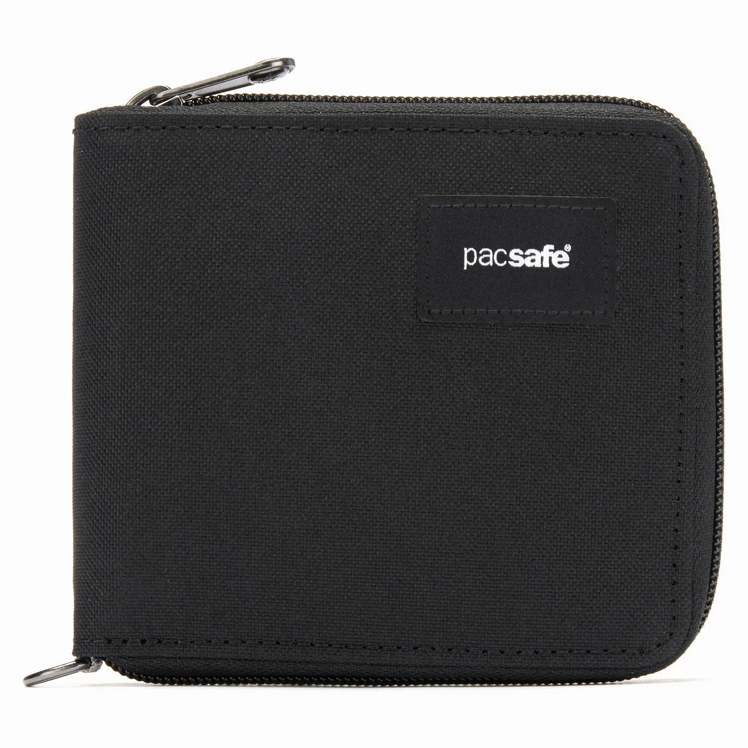 Pacsafe? RFIDsafe? RFID blocking zip around wallet Organized Travel Gear