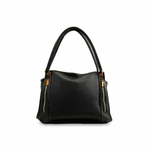 Black Formal Shoulder Bag P36384 Business casual Classic Texture