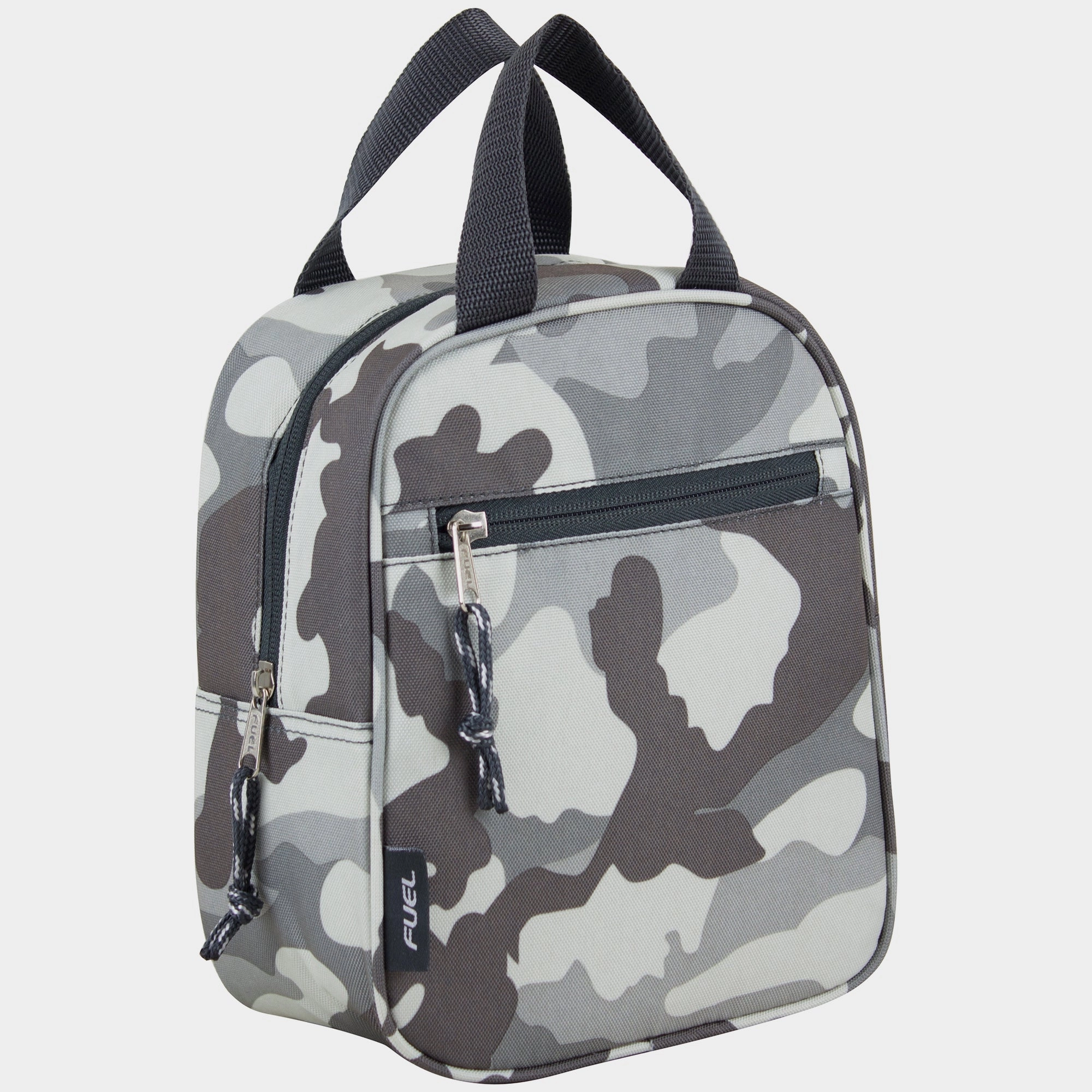 Camo Lunch Bag with Front Zipper Travel Comfort Unisex Bag