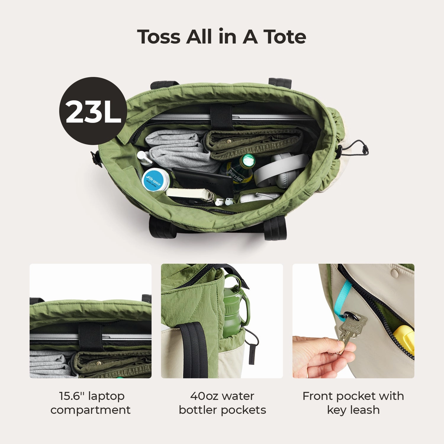 Leisure Travel Paz 23L Tote Portable Comfort