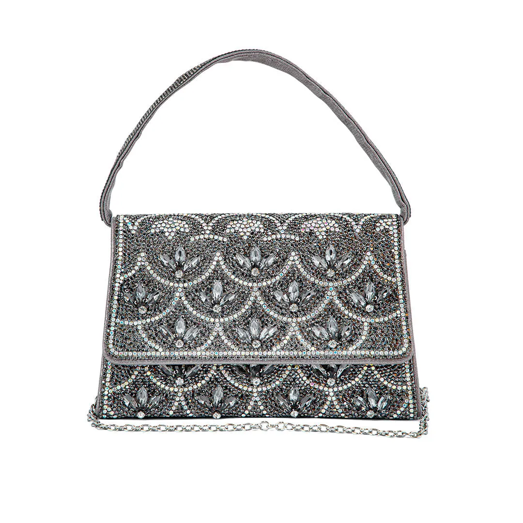 Day Tripper Grey Fancy Shoulder Bag P24332