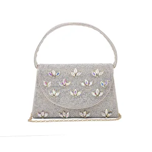 Classic Texture Portable Organizer AB Golden Fancy Shoulder Bag P24331