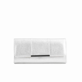 Lightweight Material Modern Sense Silver Formal Clutch P24222