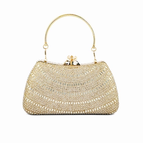 Weekend Escape Golden Fancy Clutch P24185