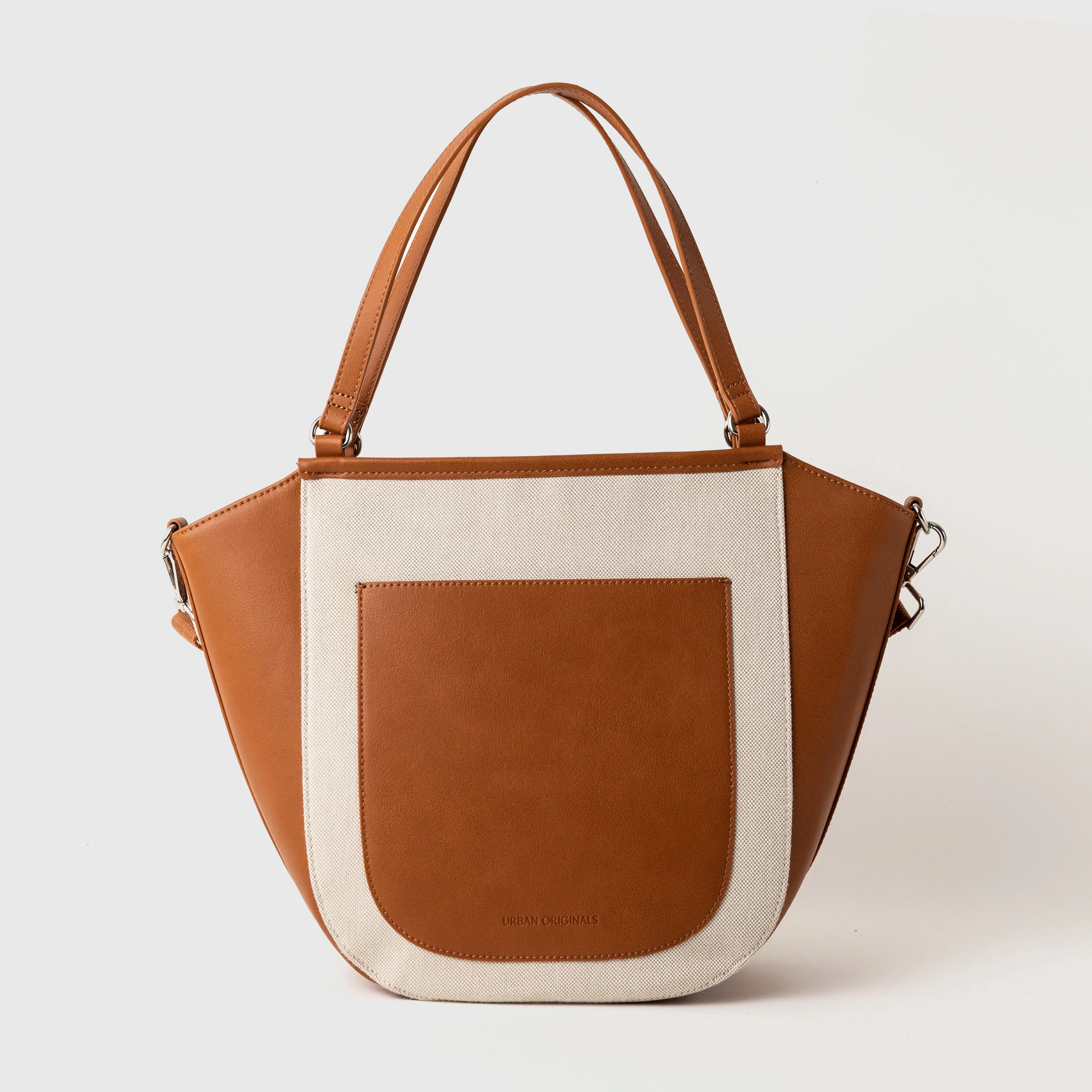 Harland - Tan Roomy enough to carry the essentials without being bulky Versatile design suitable for casual and formal occasions