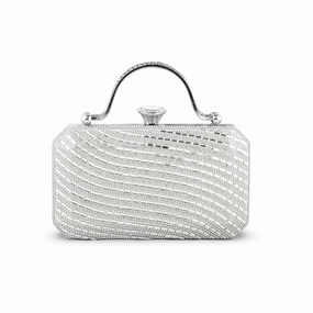 Silver Bridal Clutch p24259 Lightweight Motion