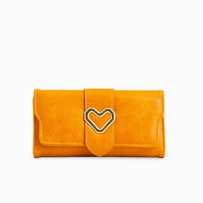 Ergonomic Shape Mustard Casual Wallet P70961