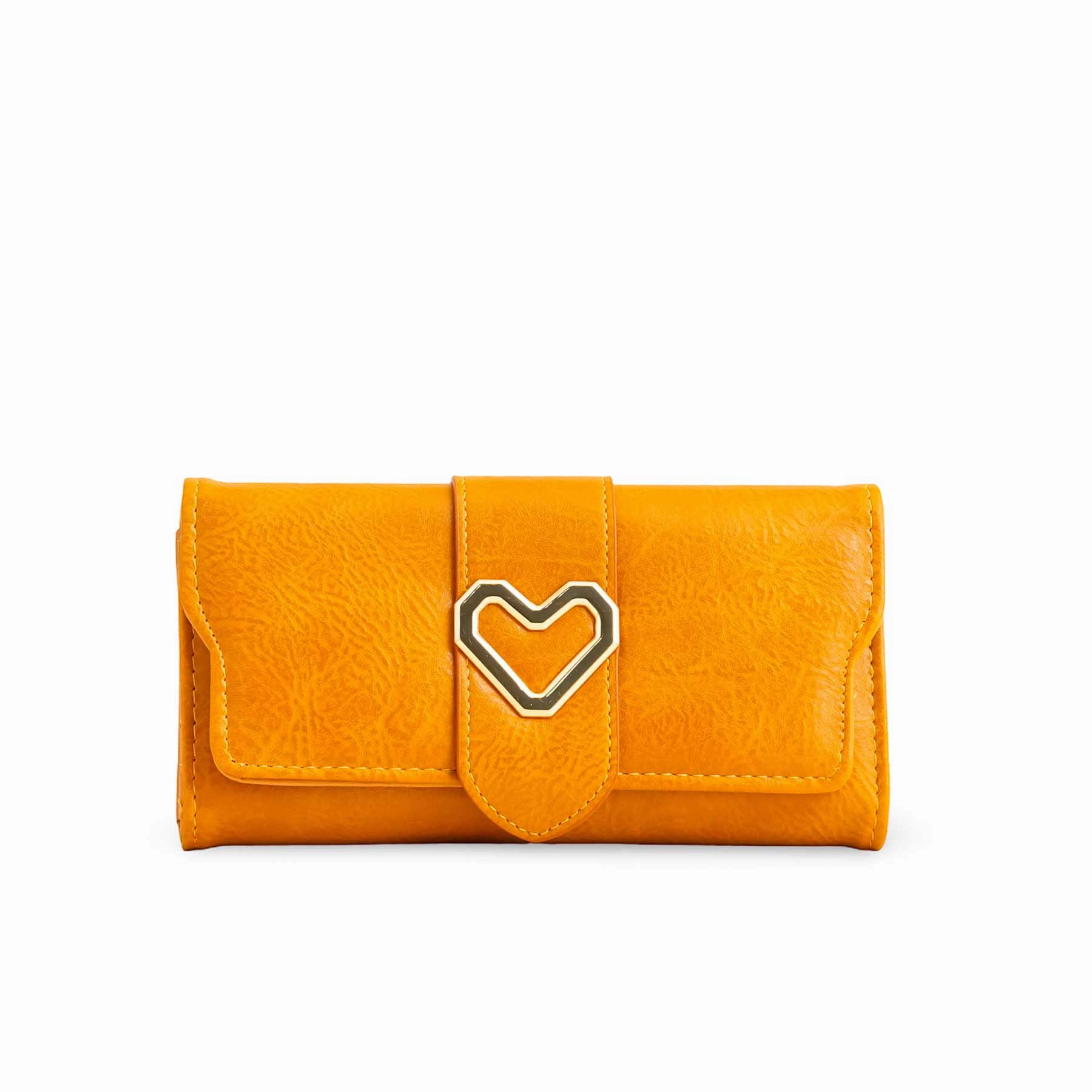 Ergonomic Shape Mustard Casual Wallet P70961