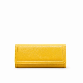 Yellow Casual Wallet P70692 Daily Organizer Street Outfit