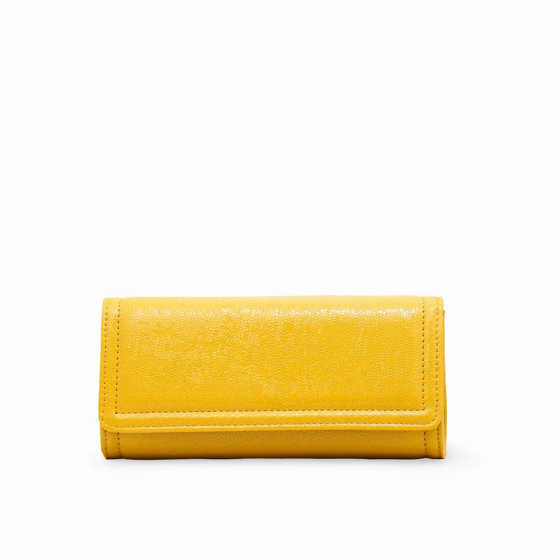 Yellow Casual Wallet P70692 Daily Organizer Street Outfit