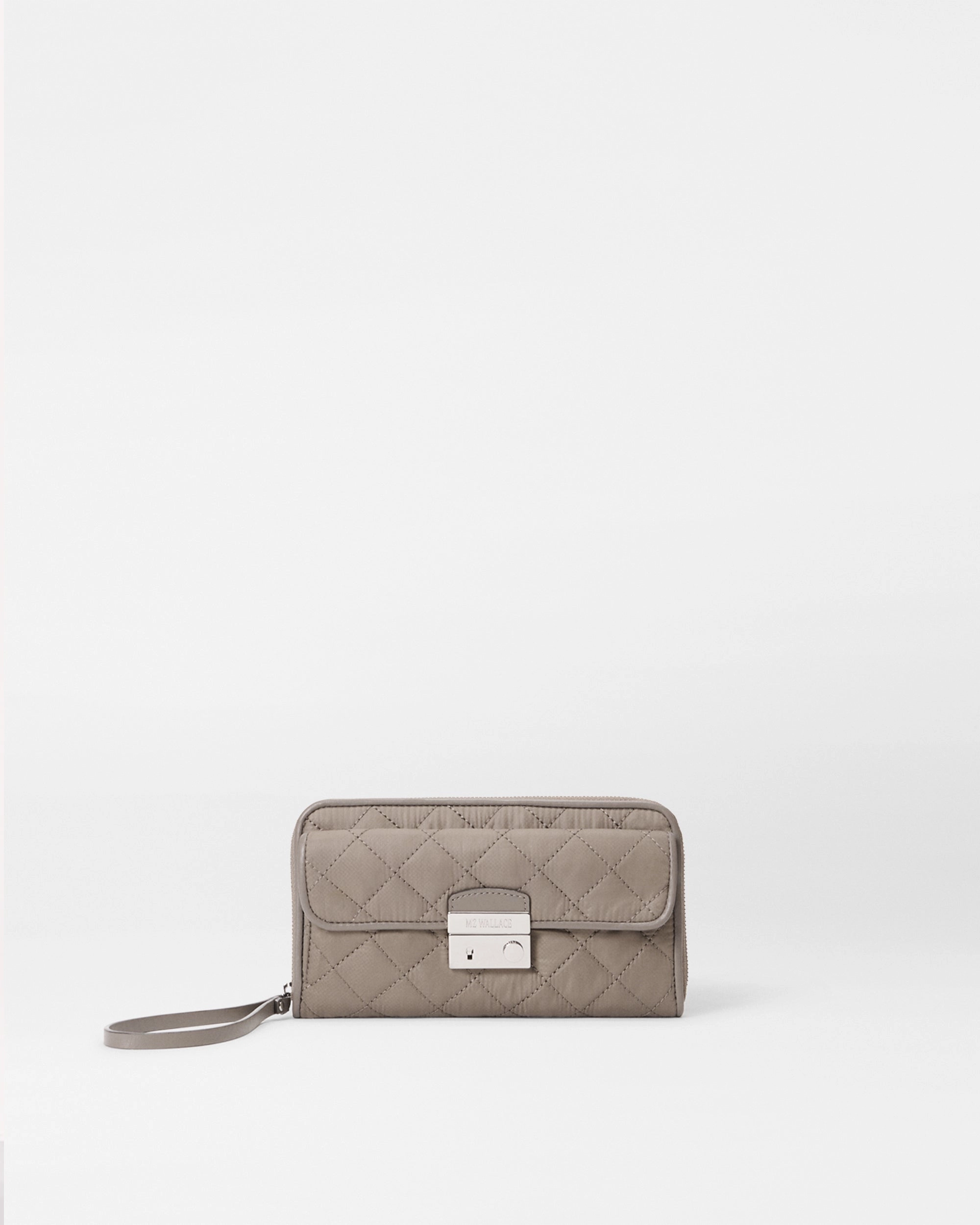 Morning Dove Crosby Lock Wristlet Modern Construction