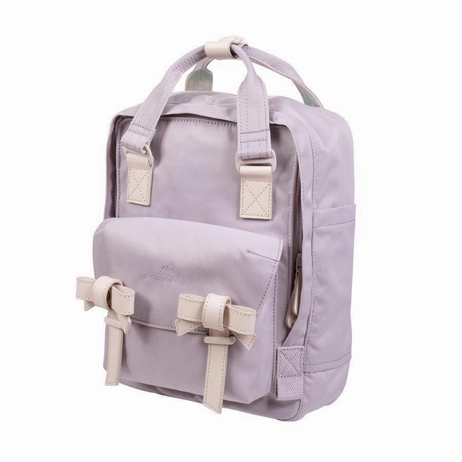 DOUGHNUT Macaroon Mini Ribbon Backpack - Power Purple Ergonomic form