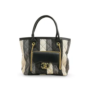 Black Formal Shoulder Bag P36335 Elegant Form