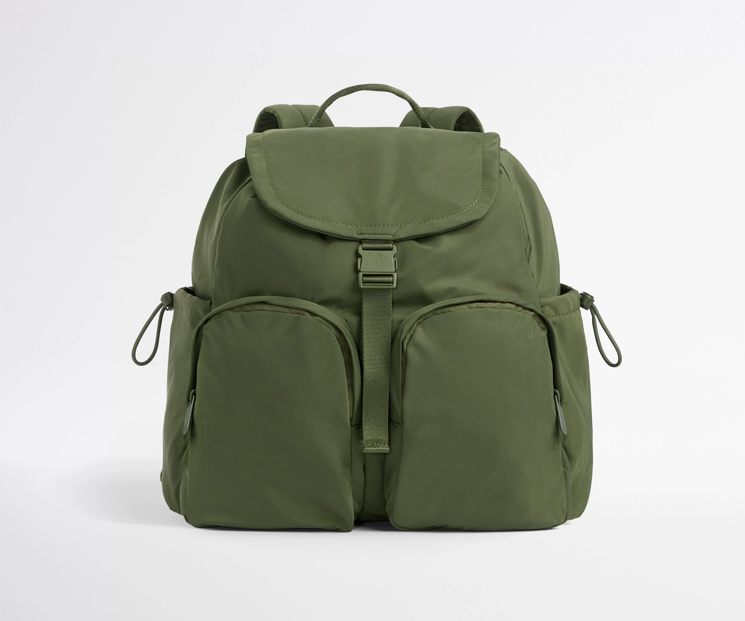 Functional Carry Compact Utility Gear Featherlight Cargo Backpack in Olive Green