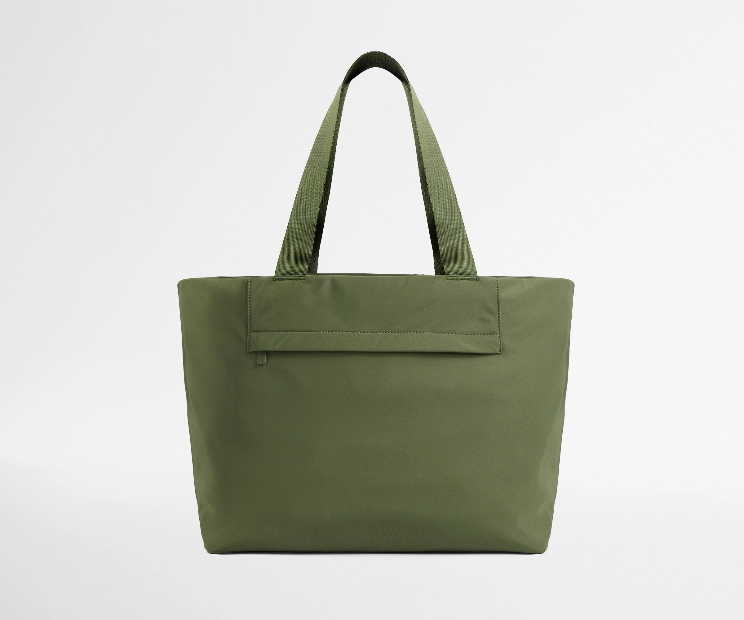 Featherlight Tote in Olive Green Eco Aesthetic