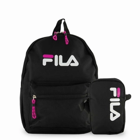 Modern Utility FILA - Rivera 2 Piece Mini Backpack and Shoulder Bag Set (FL-BP-2455-BK)