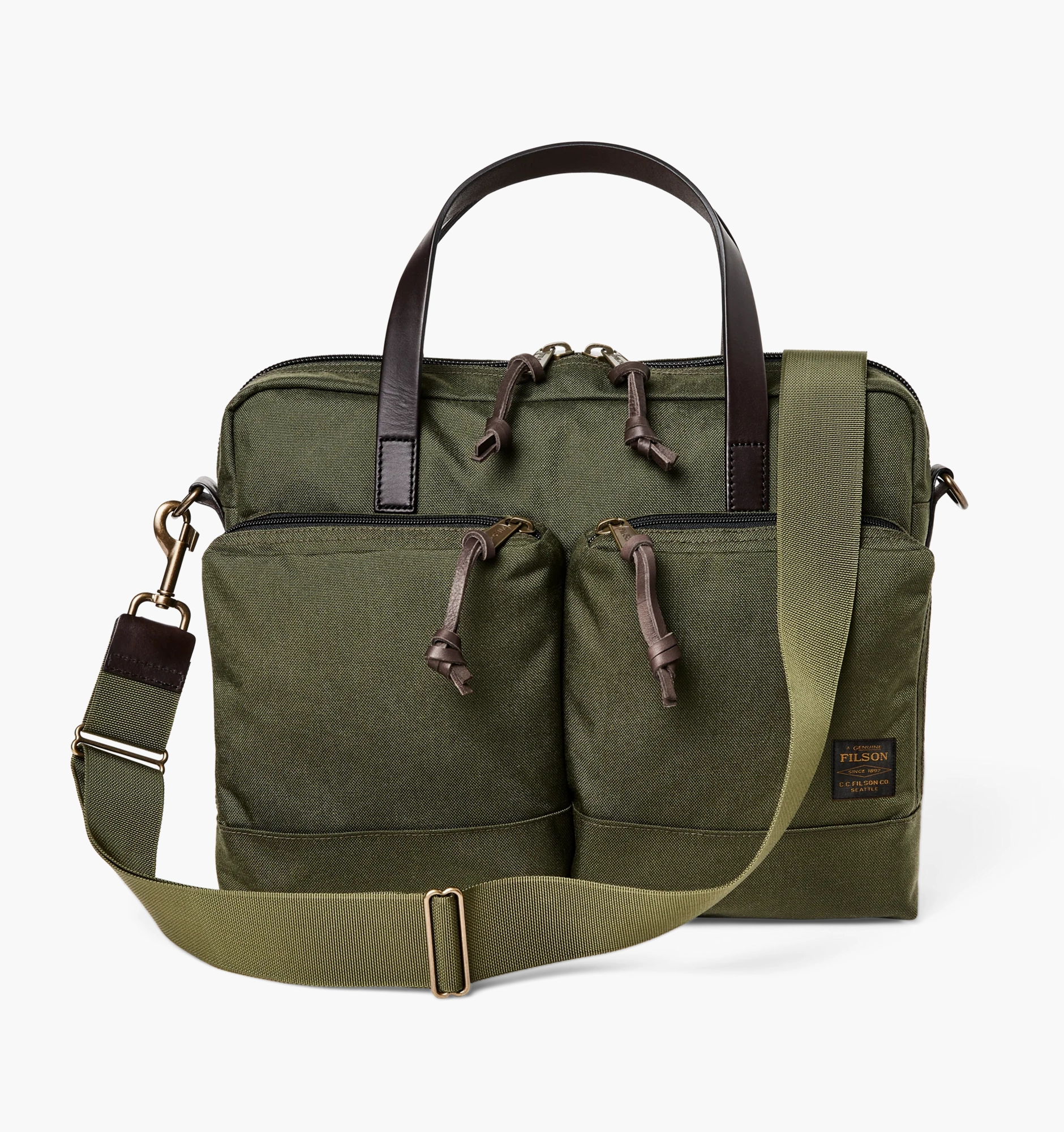 Lightweight Everyday Gear Filson Ballistic Nylon Dryden Briefcase