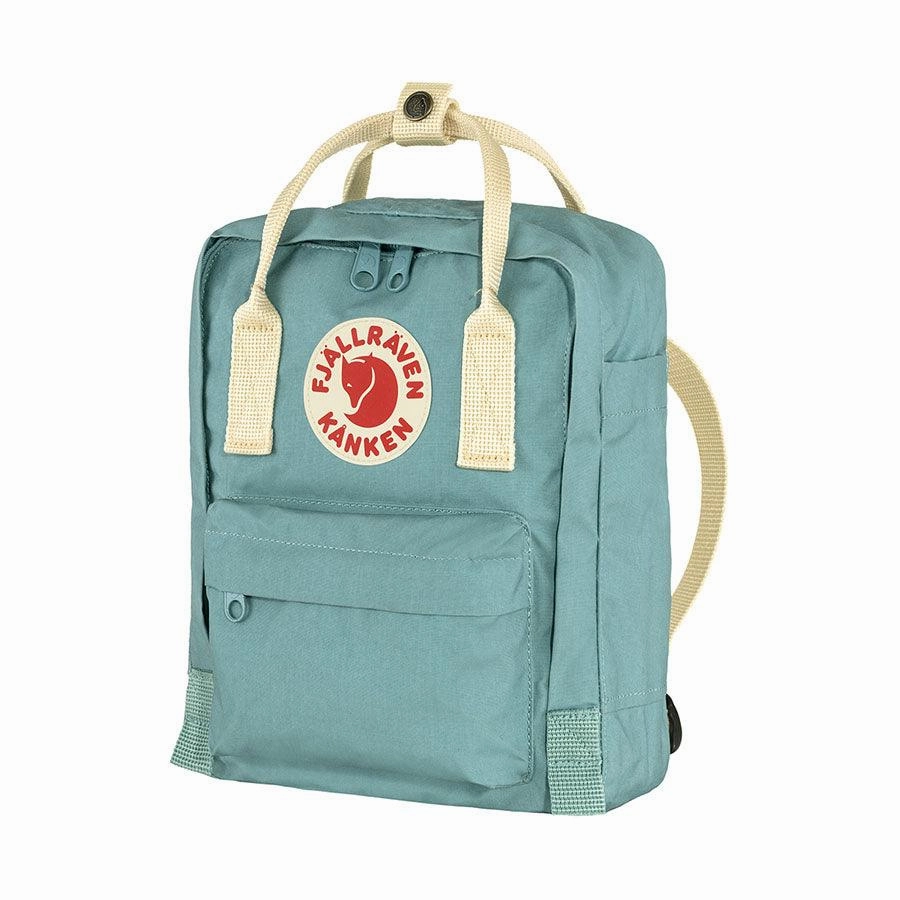 FJALLRAVEN SS23 Kanken Mini Backpack-S.Blue-L.Oak Stylish Form