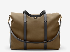 Travel Scene M/S Mega Tote - Khaki/Black