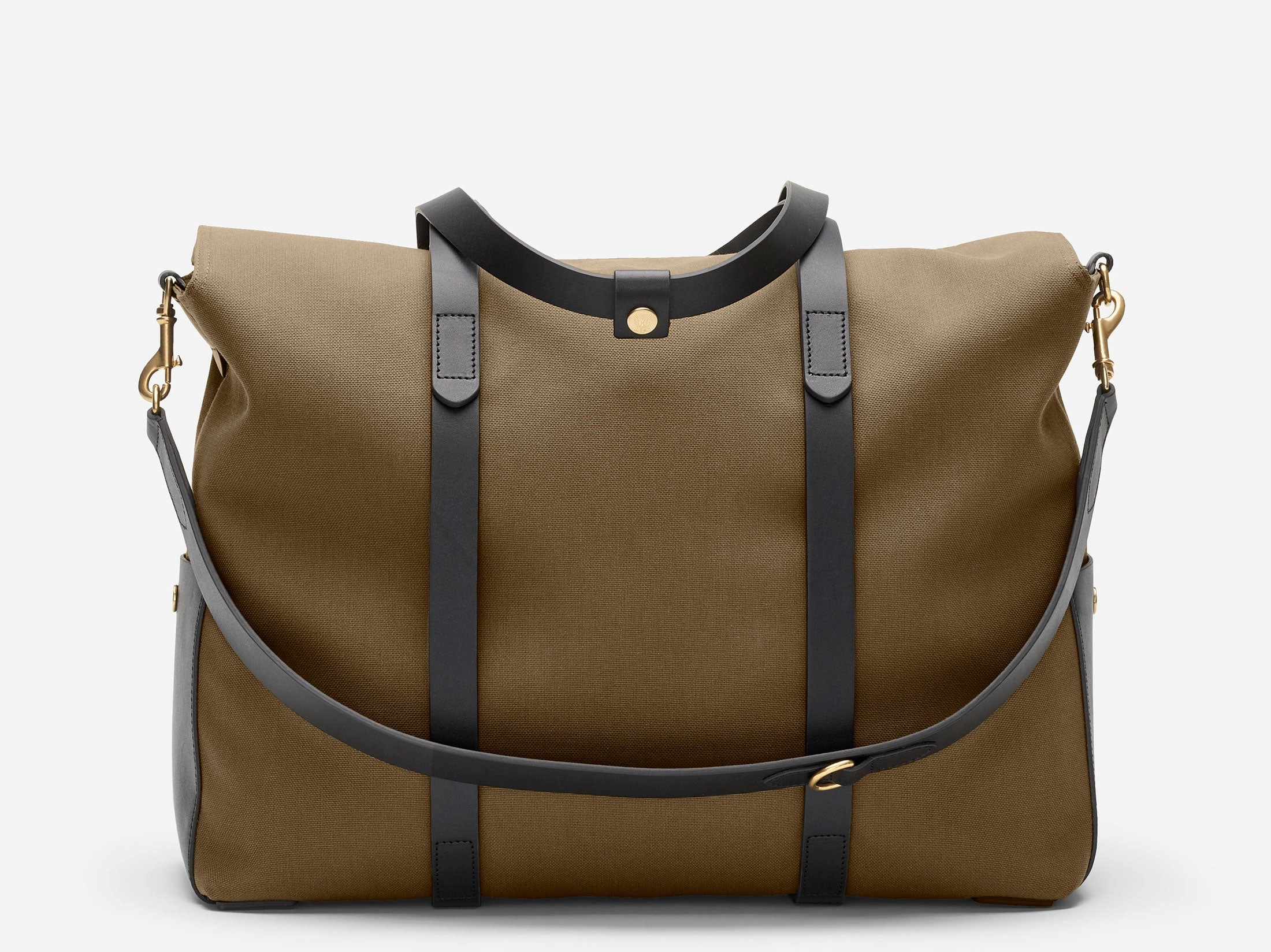 Travel Scene M/S Mega Tote - Khaki/Black