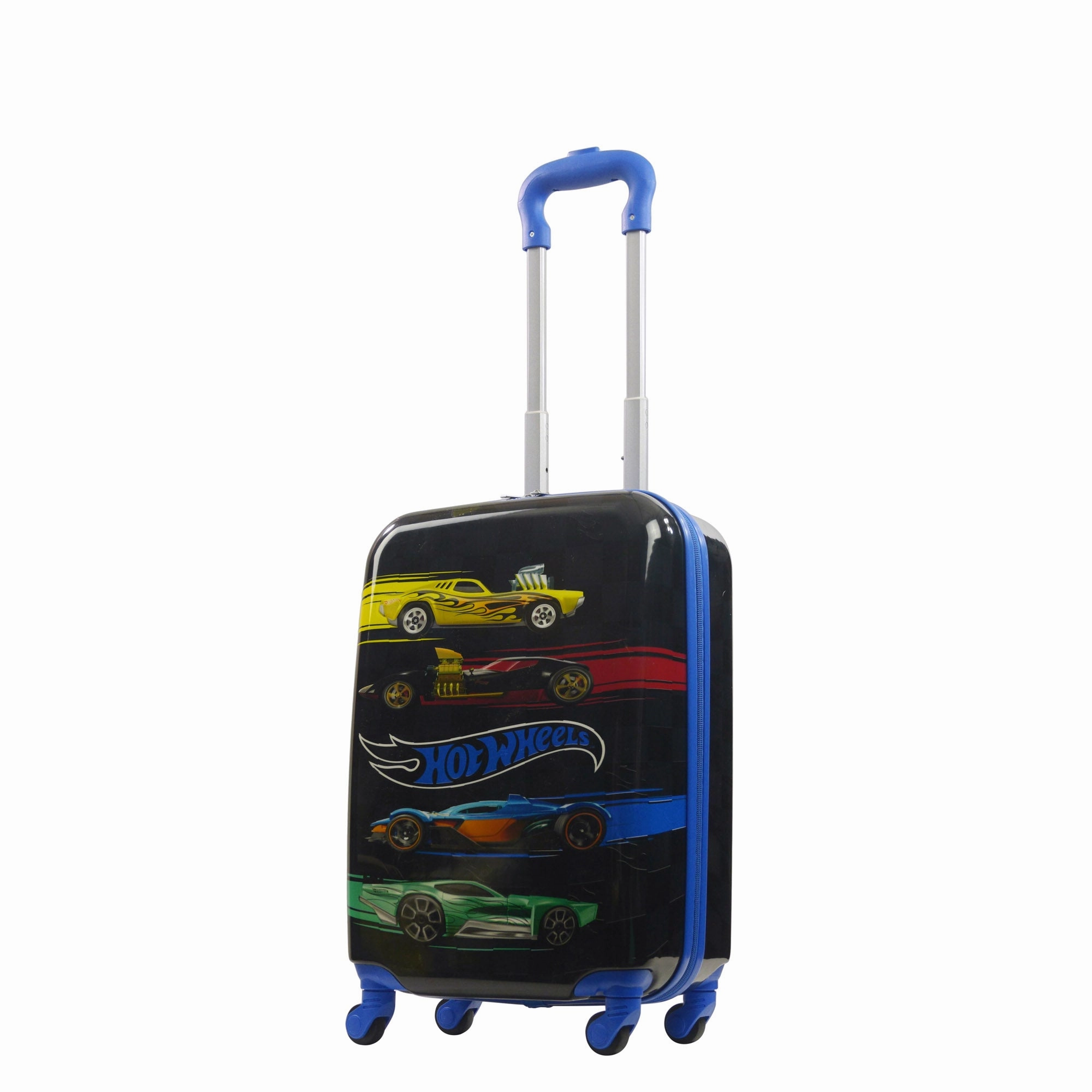 Hot Wheels 20.5" Black Kids Spinner Carry-on Luggage Safari Drive