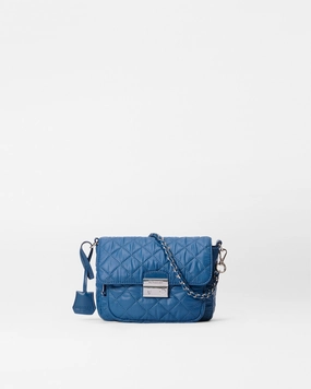 French Blue Small Crosby Lock Crossbody Stylish Travel