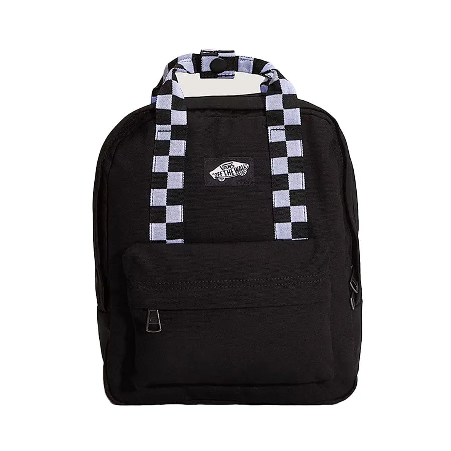 Waterproof Fabric VAN'S Low Key Mini Backpack - Black-White
