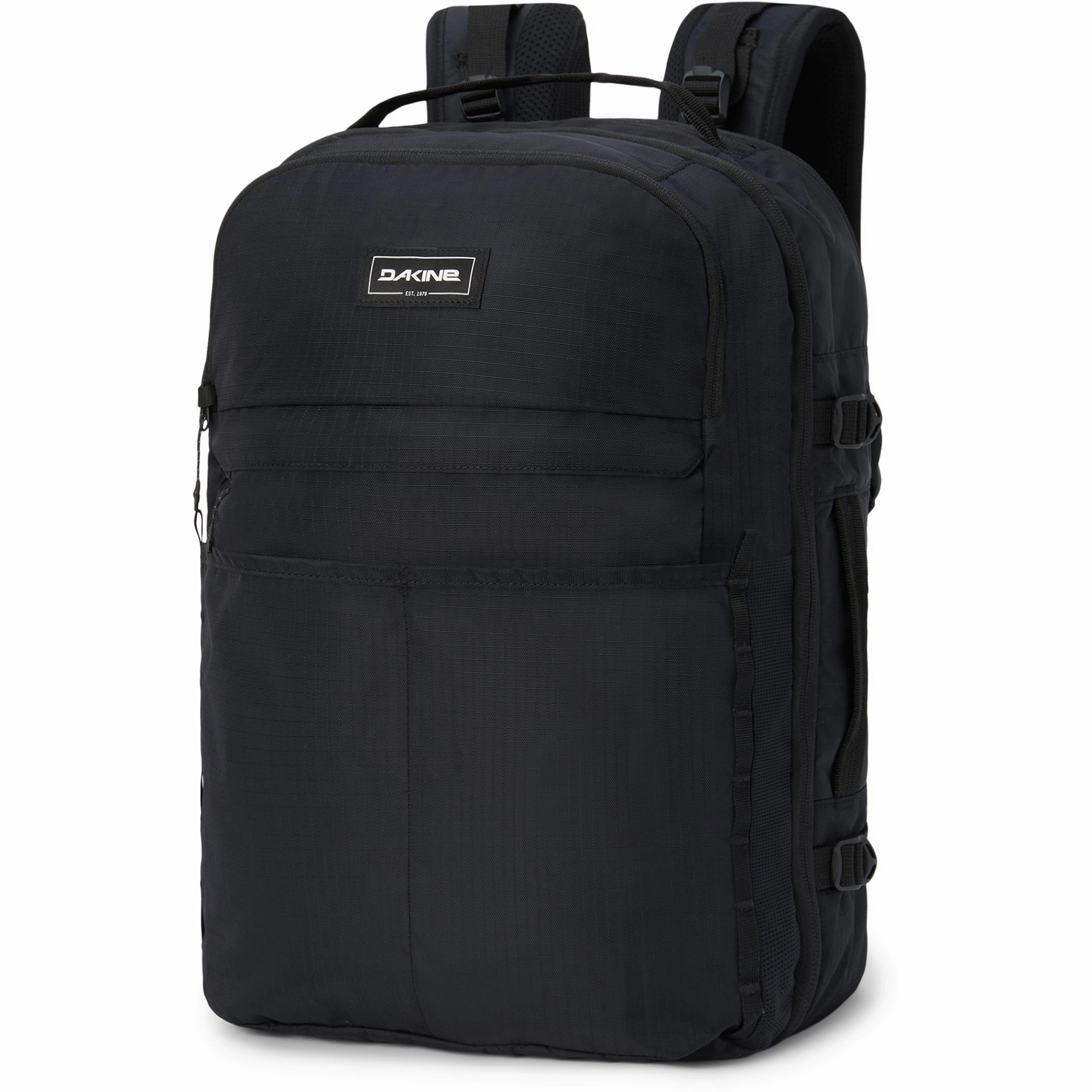 Split Adventure Backpack 28L - Black Ripstop refined design Heavy-Duty Construction
