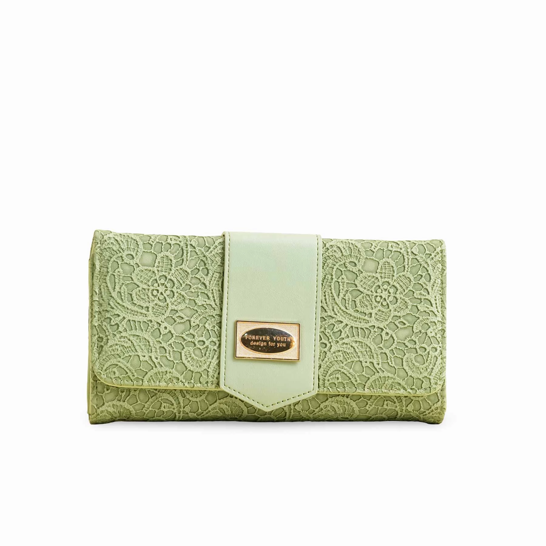 Green Casual Wallet For Women P70977 Sporty Utility