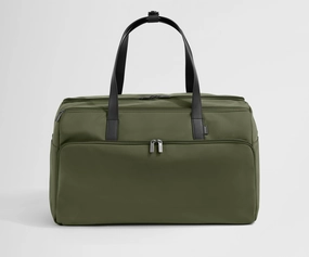 Garment Duffle in Olive Green Portable Bag Outdoor Hiking