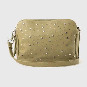 Galaxy Crossbody - Green Sleek Accent Perfect for both casual outings and more formal occasions