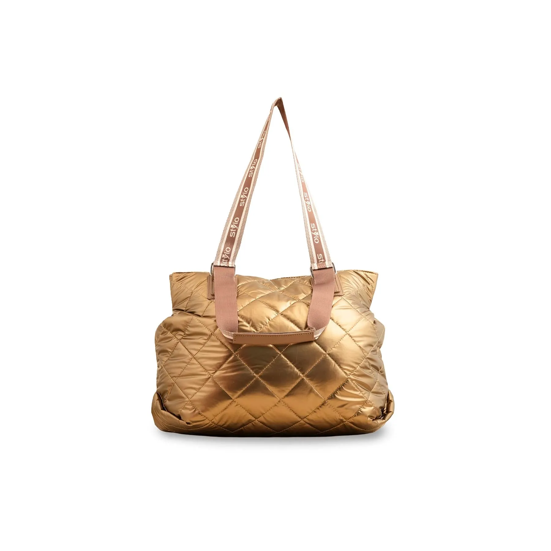 Modern Texture Golden Formal Shoulder Bag P36314