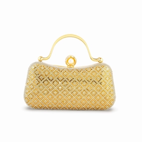 Golden Bridal Clutch p24263 Smart Storage