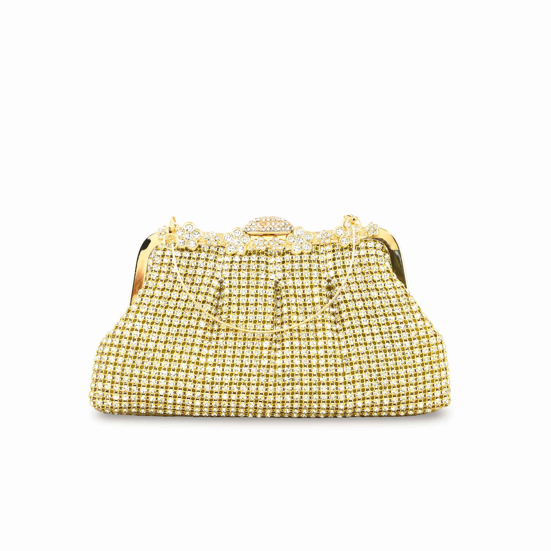 Gym Bag Office Bag Golden Bridal Clutch p24269