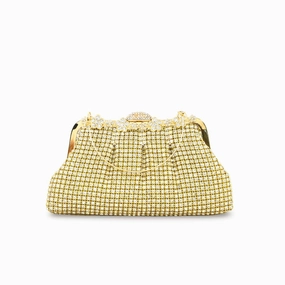 Gym Bag Office Bag Golden Bridal Clutch p24269