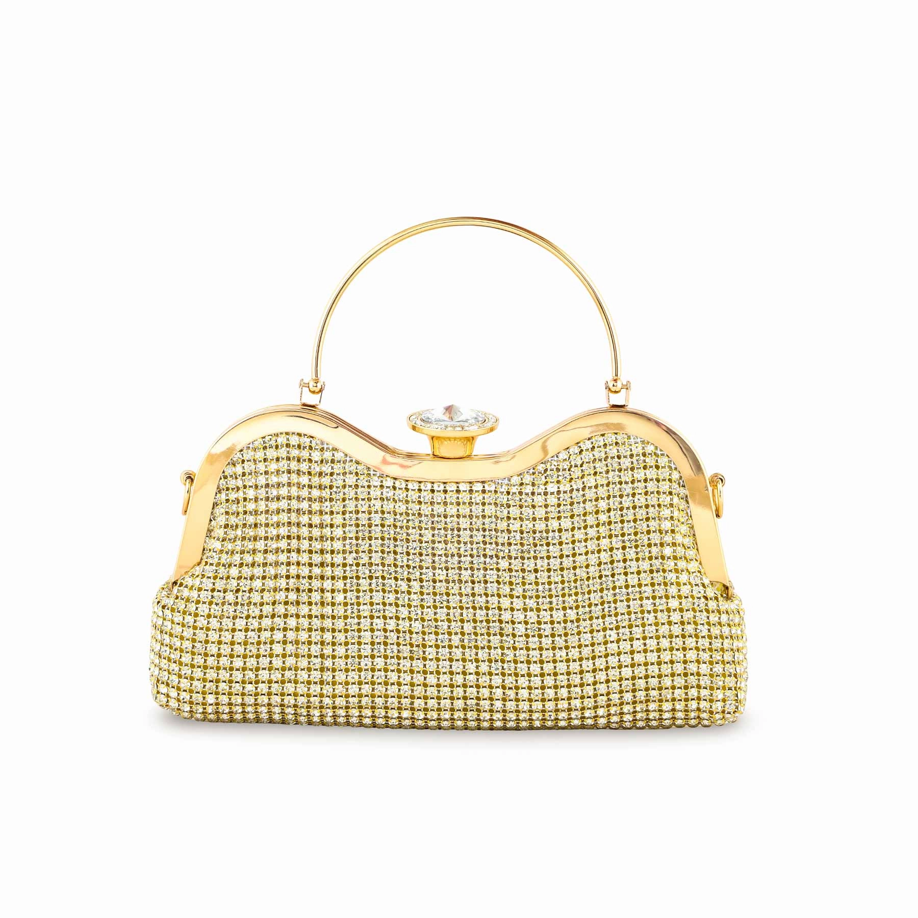 Golden Bridal Clutch P24297 Multi Pocket Bag