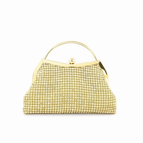 Golden Bridal Clutch P24313 Practical Detail