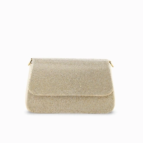 Practical Everyday Unisex Bag Golden Bridal Clutch P24368