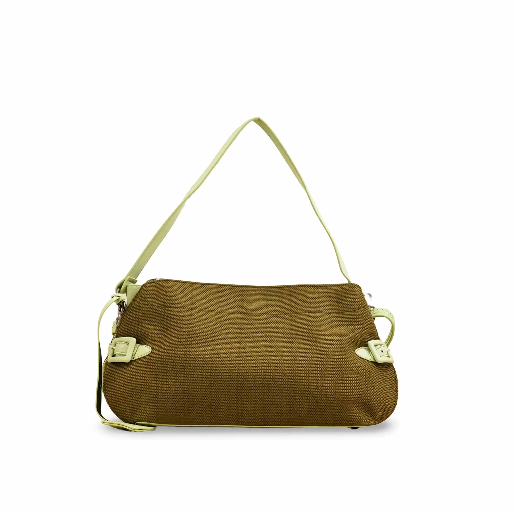 Functional Look Green Casual Shoulder Bag For Ladies P55818